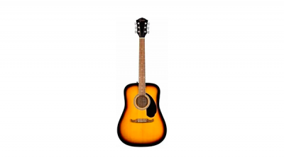Guitarra Acústica Fender FA-125 Dreadnought, diapasón de nogal, Sunburst